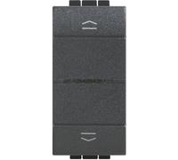 Bticino LN4027CWI Comando Tapparelle Wireless Livinglight per Alzare e Abbassare le Tapparelle Connesse con lo Smarthphone o con Alexa, Siri e Google Home, 1 Posto