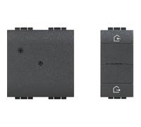 Comando wireless Entra&Esci Bticino LivingLight a Batteria Antracite LN4570CWI