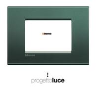 BTICINO LNA4803PK LIVINGLIGHT PLACCA QUADRA 3 POSTI PARK 3 MODULI