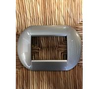 bticino lnb4803tc placca titanio placca a tre posti
