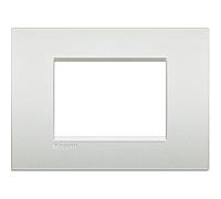 Bticino Placca Livinglight Air LNC4803PR 3 moduli Bianco Perla