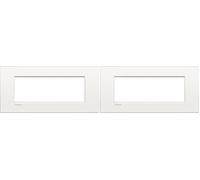 Bticino LNC4807BN Placca Livinglight Air 7 Moduli, Bianco Puro (Confezione da 2)