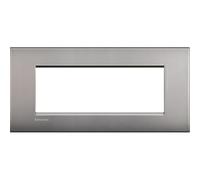Living Light - Placca 7P Nichel Satinato - LNC4807NK
