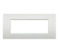 Bticino Livinglight placca AIR 7 moduli bianco perla LNC4807PR