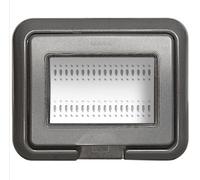 Bticino Luna Placca IP55 Autoportante 3 Posti Antracite 24603L