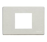 Bticino Magic 503/23 A/AL - mg-placa 2 m TT cent alluminio