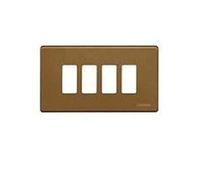 BTICINO MAGIC 504/14B PLACCA 4 POSTI