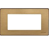 Bticino Magic 504/4 A/BR - mg-placa 4 m TT Bronzo