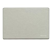 BTicino Magic placca cieca 3 posti Alluminio