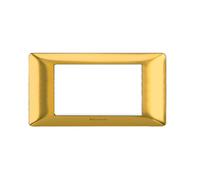 BTICINO MATIX AM4804GOS PLACCA 4 MODULI ORO SATINATO