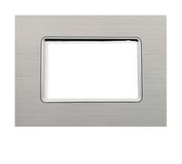 bticino matix compatibile placca placche supporto 3 4 6 7 moduli posti alluminio