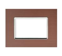 bticino matix compatibile placca placche supporto 3 4 6 7 moduli posti alluminio