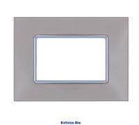 bticino matix compatibile placca placche supporto 3 4 6 moduli posti in vetro