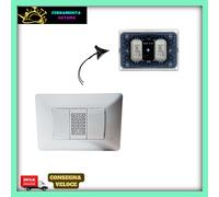 BTICINO MATIX COMPATIBILI SET COMPLETO FRUTTO PLACCA USB SUPPORTO TAPPO 3 MODULI