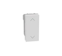 Pulsante doppio interbloccato per tapparelle Bticino MatixGO bianco JW4037N