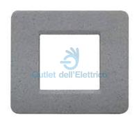 Bticino matix placca 2 postimoduli scatola tonda pietra am4802sp placche matix