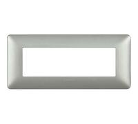 BTICINO MATIX PLACCA 6 POSTI COLOR SILVER AM4806MSL