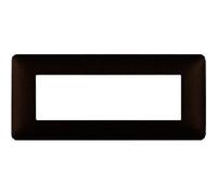 PLACCA MARRONE CAFFE' 6 MODULI MATIX BTICINO AM4806TGG