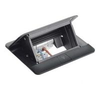 Torretta Bticino Pop-ut 4 moduli finitura nera 150647NB
