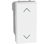 BTICINO MatixGO Comando per gestione tapparelle o oscuranti motorizzati 1 modulo Bianco SJW4027NF Commutatore 1P 10 AX, 250Vac, tasto 1-0-2