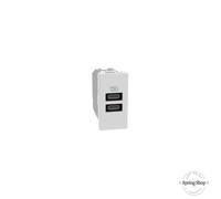 BTICINO MATIXGO ORIGINALE PLACCA SUPPORTO PRESA SCHUKO INTERRUTTORE TV MATIX GO