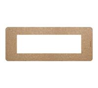 Bticino MatixGO Placca Bio JA4807BB, Placca Biologica, Materiale Biodegradabile, Placca Sostenibile, Design Minimale, Moderno, Versatile, Uso Interno, 7 Moduli