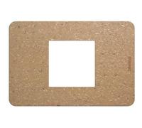 BTICINO MatixGO Placca materiale biopolimero naturale Bio JA4819BB Placca MatixGO 2 moduli centrati