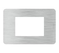 Bticino Placca MatixGO Effects 3 moduli alluminio JA4803EA
