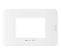 BTICINO MatixGO Placca materiale tecnopolimero antibatterico Antibatterica JA4803JAB Placca MatixGO 3 moduli