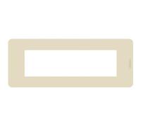 Placca Bticino MatixGO Tones 7 moduli avorio JA4807TI