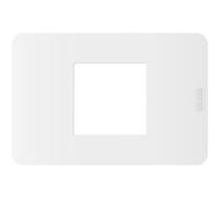 Placca Bticino MatixGO 2 moduli centrali bianca JA4819JW