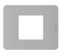 Placca Bticino MatixGO 2 moduli Grigio JA4802JG