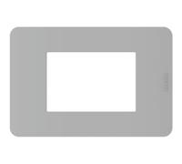 Bticino Placca MatixGO JA4803JG 3 moduli Tecnopolimero Grigio