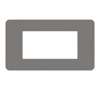 Placca Bticino MatixGO Tones 4 moduli tortora JA4804TD