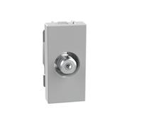 Presa Sat coassiale tipo F Bticino MatixGO 1 modulo grigia JG4202F