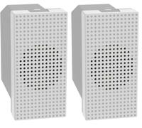 BTICINO MatixGO Segnalatore acustico 1 modulo Bianco SJW4351V230F Suoneria bronzo 230Vac, 8VA, 80dB (Confezione da 2)