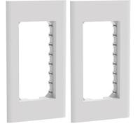 BTICINO MatixGO Soluzioni per l'installazione 4 moduli Bianco 150710W Supporto 4 moduli per torretta sporgente, bianco (Confezione da 2)