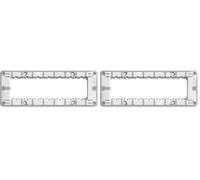BTICINO MatixGO Soluzioni per l'installazione J4707 Supporto 7 moduli, fissaggio con viti (Confezione da 2)