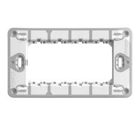 BTICINO MATIXGO Supporto per Placche Diverse Modulazioni Fissaggio con Viti - CONFEZIONE: 1 pz., Numero Posti: 4 Moduli