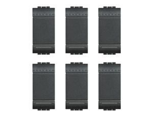 bticino Multipack 6 Deviatori Biticino LivingLight Grigio Antracite Modello L4003N