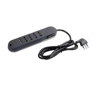 Ciabatta Multipresa 4 Prese Bipasso 2 USB A +Interruttore Grigia BTicino 3636GBU