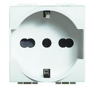 BTICINO N4140/16 - LIGHT - PRESA TEDESCA DA INCASSO UNEL E BIPASSO 10/16A