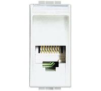 Bticino Presa telefonica Livinglight N4258/11N RJ11 (4/6) Tipo K10 Bianca
