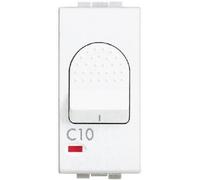 BTICINO N4301/10 LIVINGLIGHT -INTERUTTORE AUTOMATICO MAGNETOTERICO BIPOL. 1P 10A