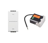 Bticino N4411C Livinglight Interruttore Dimmer, Bianco & N4531C Livinglight Modu