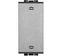 Bticino NT4027N living light commutatore doppio tasto 1-0-2 tech