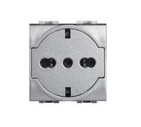Presa schuko Bticino livinglight FLAT con protezione tech 10/16A NT4140/16F