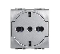 Presa schuko Bticino livinglight FLAT con protezione tech 10/16A NT4140/16F