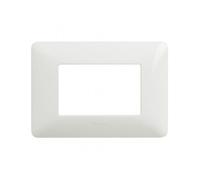 BTicino Originale Matix Placca 3 moduli - colore bianco AM4803BBN