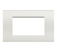 Bticino Livinglight placca 4 moduli quadra bianco LNA4804BI